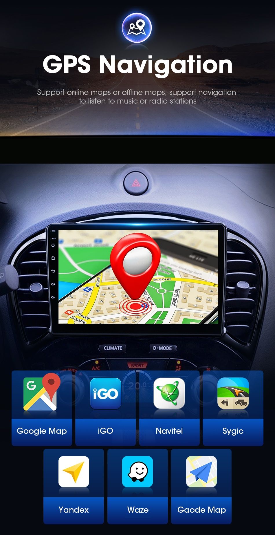 Rádio 9" android Nissan Juke 2010-14 CARPLAY WIFI GPS 2/32GB Novo