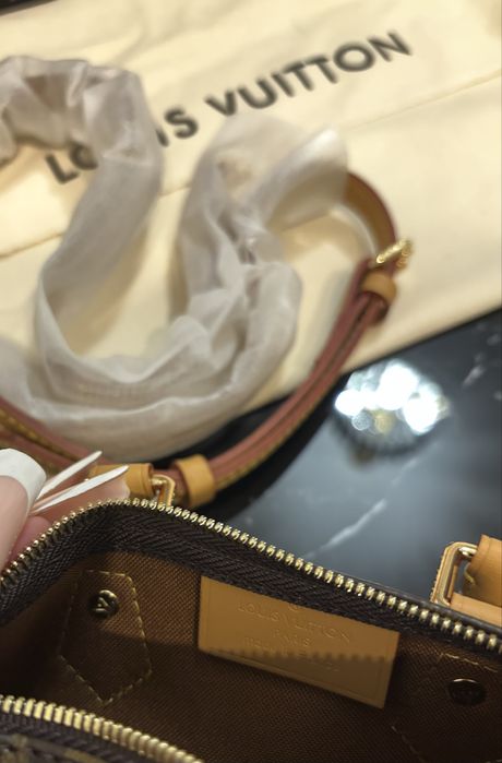 Nowa skórzana torebka mini speedy Louis Vuitton LV