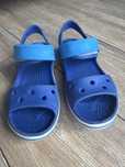 Sandaly crocs c12 i c11 niebieskie dwie pary