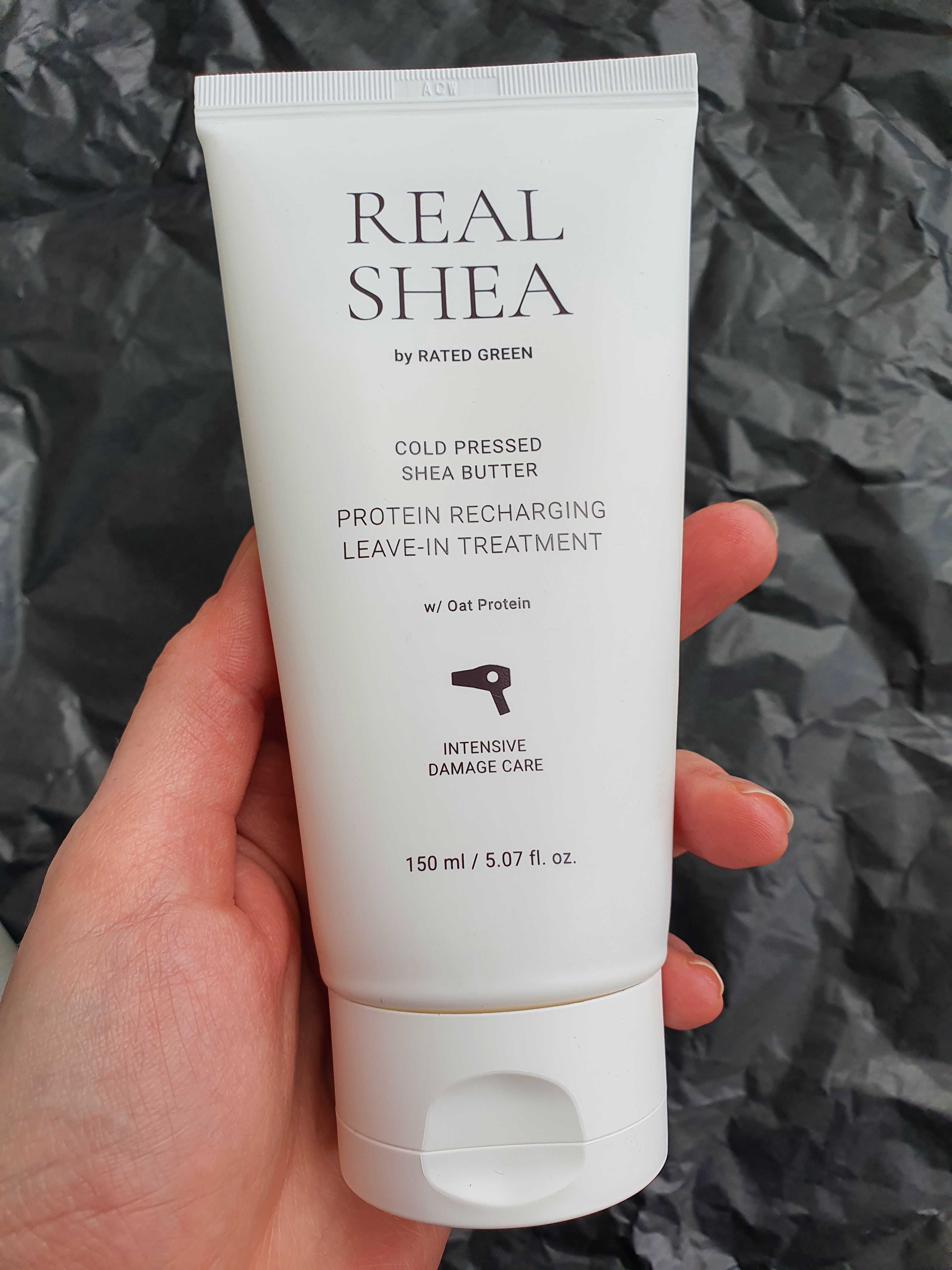 Термозахист для волосся Rated Green Real Shea 150 мл з маслом ши Корея