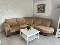 Kanapa sofa narożnik Ikea Tidafors brązowy cappuccino brąz