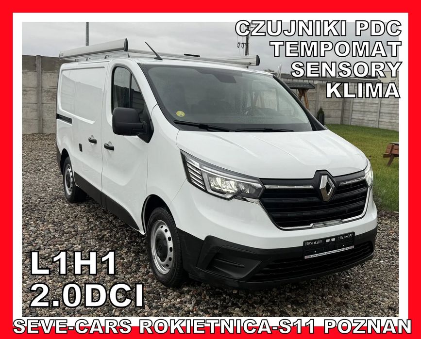 Renault Trafic L1H1, 2.0dci, klima,tempomat, sensory, czujniki pdc  L1H1, 2.0dc ,klima, tempomat,sensory, czujniki pdc