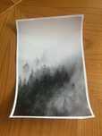 Plakat las, wymiary 21x30,5