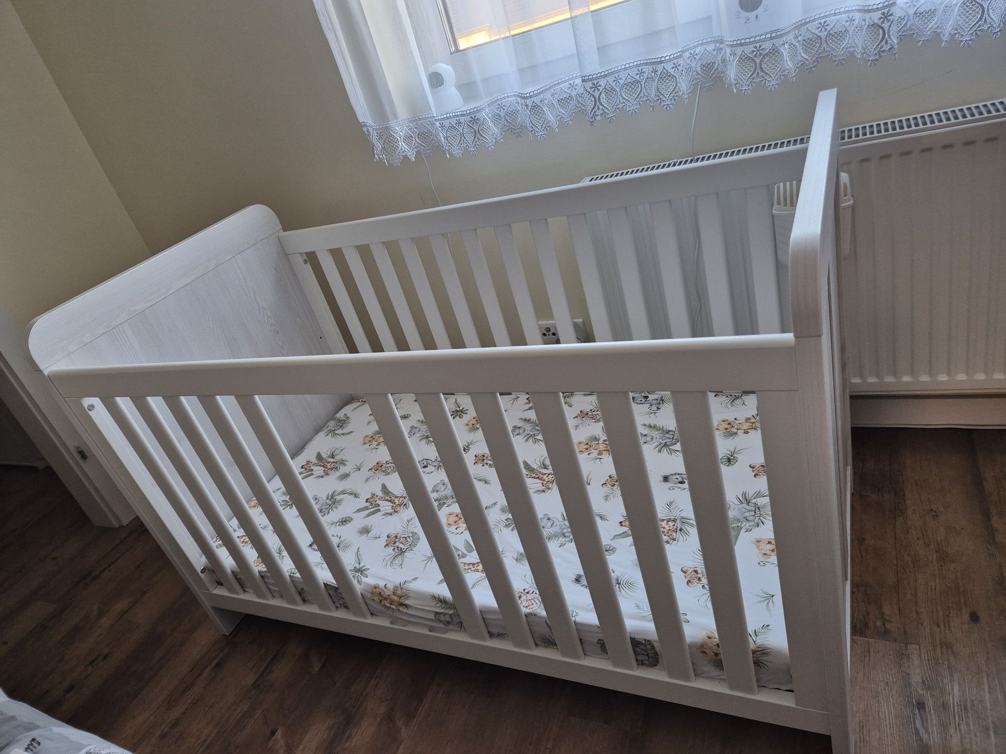 Łóżeczko Luca Baby 70x140 wraz z materacem Rucken