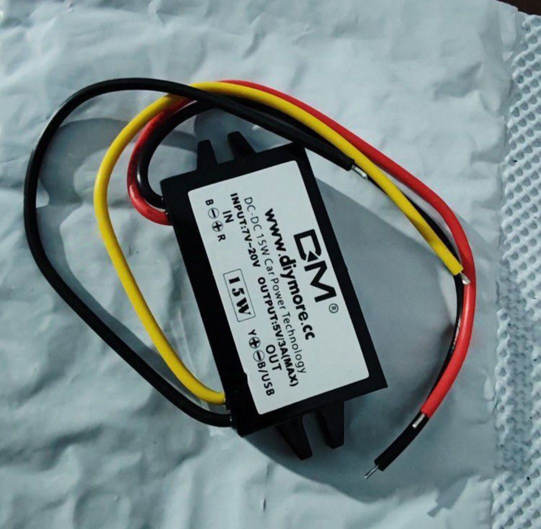 DC-DC 12V - 5V 3A 15W преобразователь напряжения понижающий