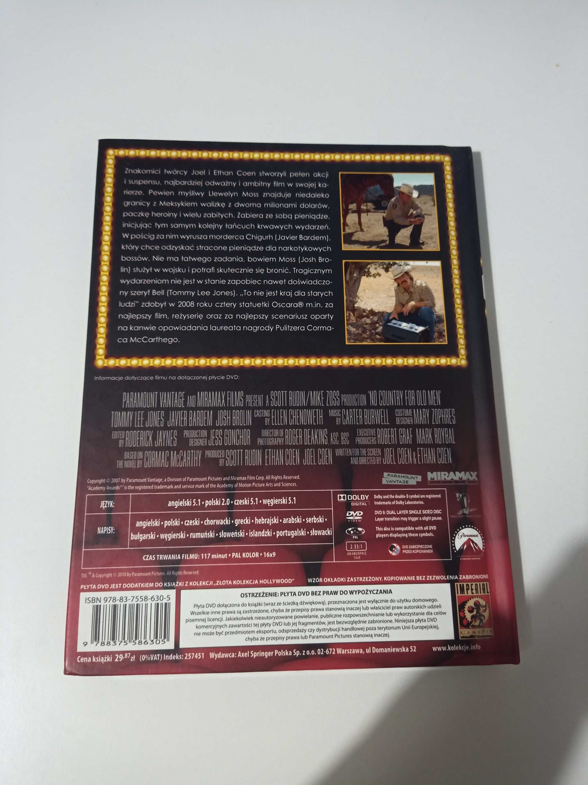 Film DVD "To nie jest kraj dla starych ludzi"