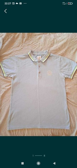 Podkoszulek polo jacadi jasno-niebieski r.152