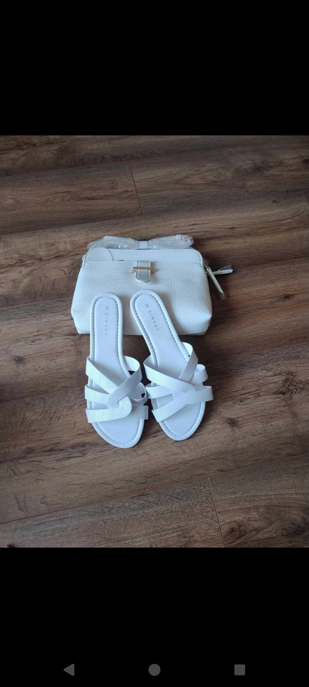 Buty i torebka białe