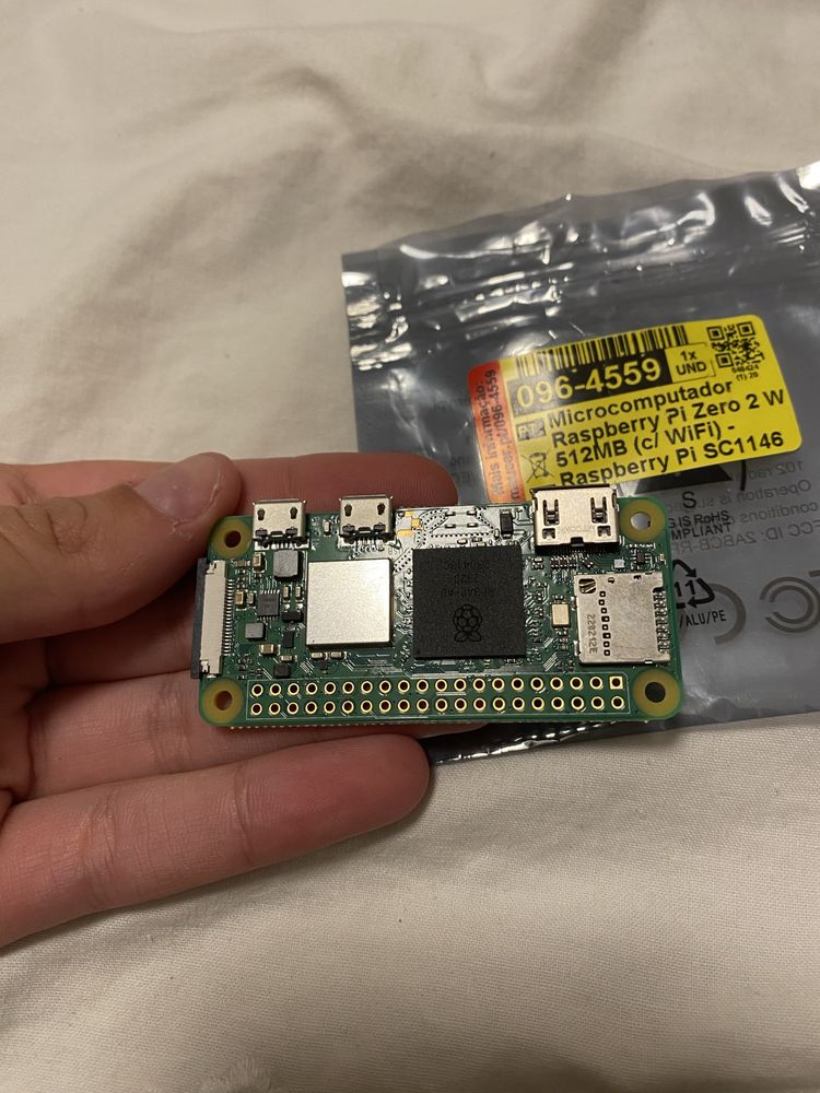 Raspberry Pi Zero 2w com carregador e hdmi