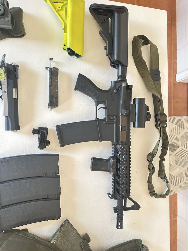 M4 G&G + Pistola Tokyo Marui + Extras