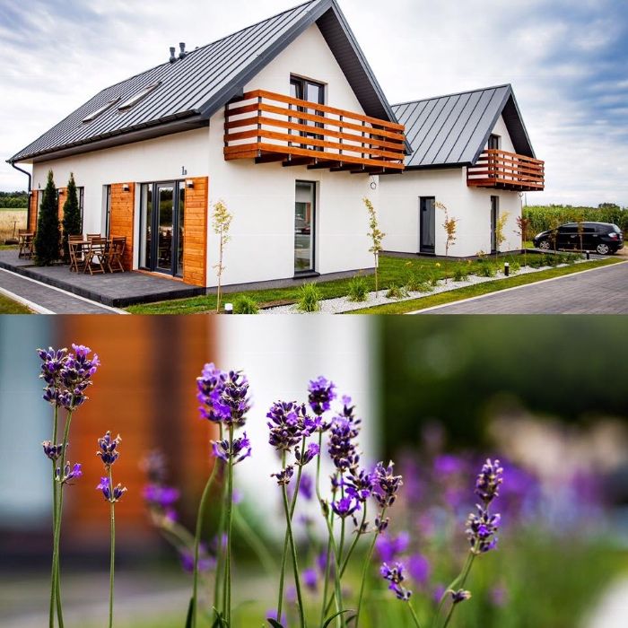 AKACJOWA domki Łeba . Nowoczesne domki z basenami, sauną i jacuzzi