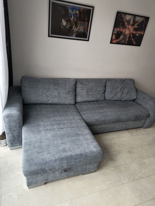 Narożnik bonito z funkcją spania i 2 schowkami (prawy, lewy)