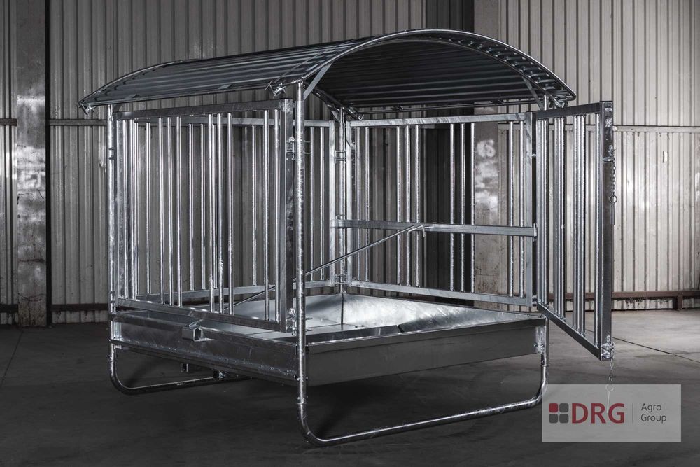 Paśnik łąkowy kwadratowy dla koni, palisadowy, zatrzaskowy dla bydła