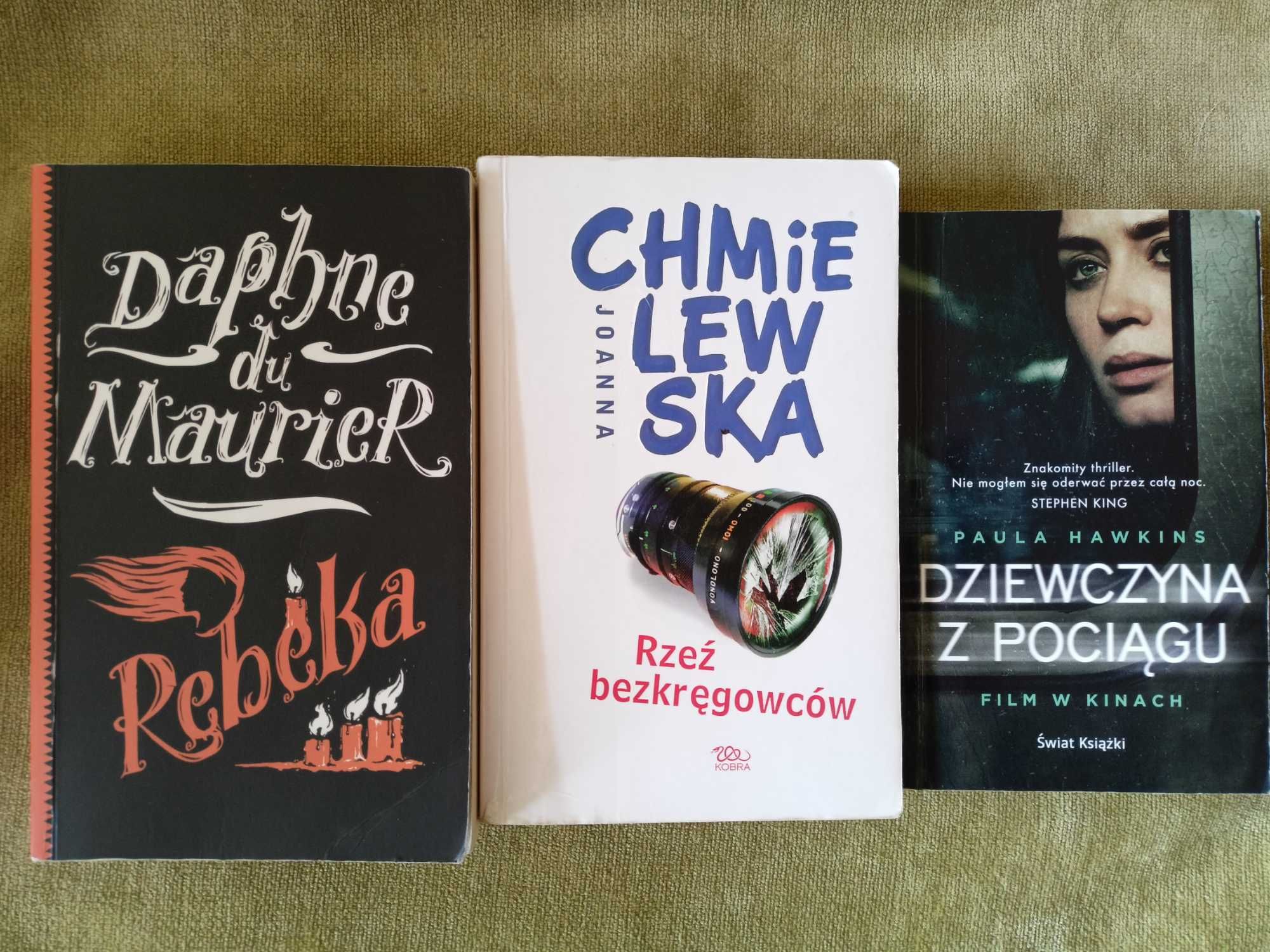 3 trillery: "Rzeź bezkręgowców", "Rebeka", "Dziewczyna z pociągu"