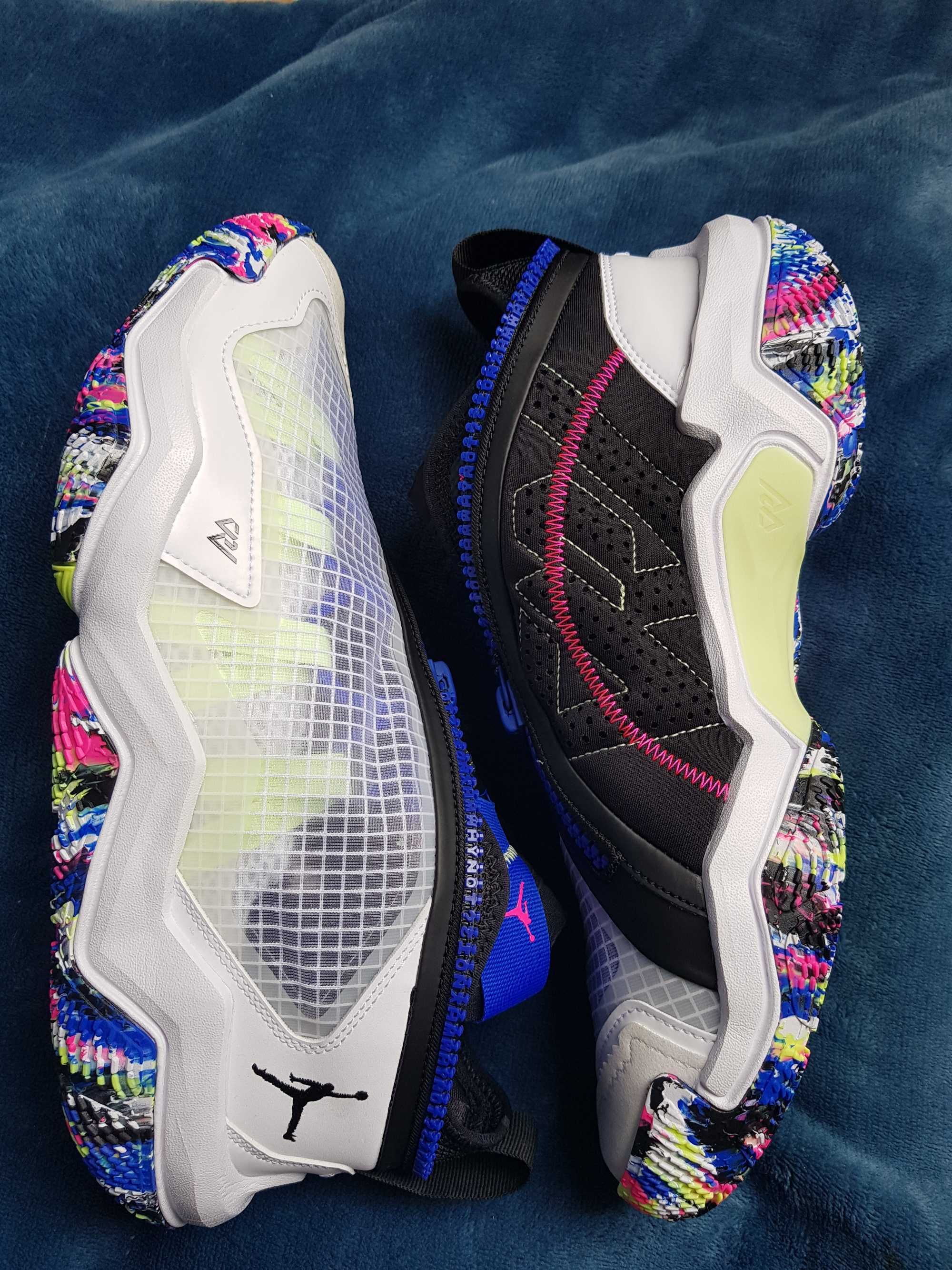 Air Jorden why not zer06 white light liquid lime pink blast black