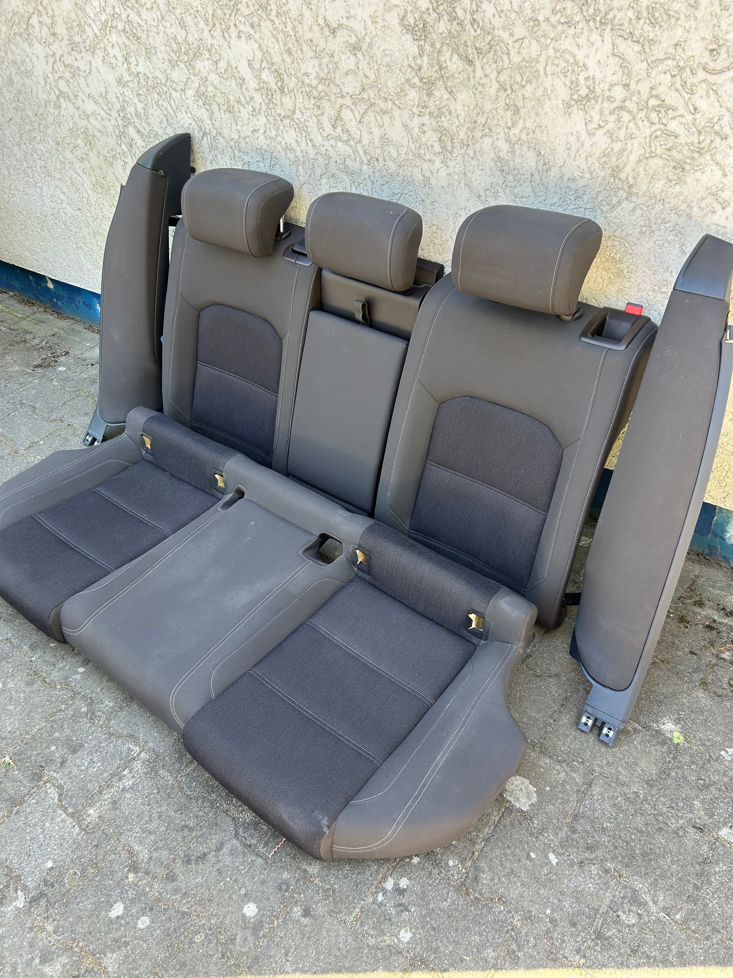 Fotele komplet kanapa  elektryczne boczki VW Passat B8