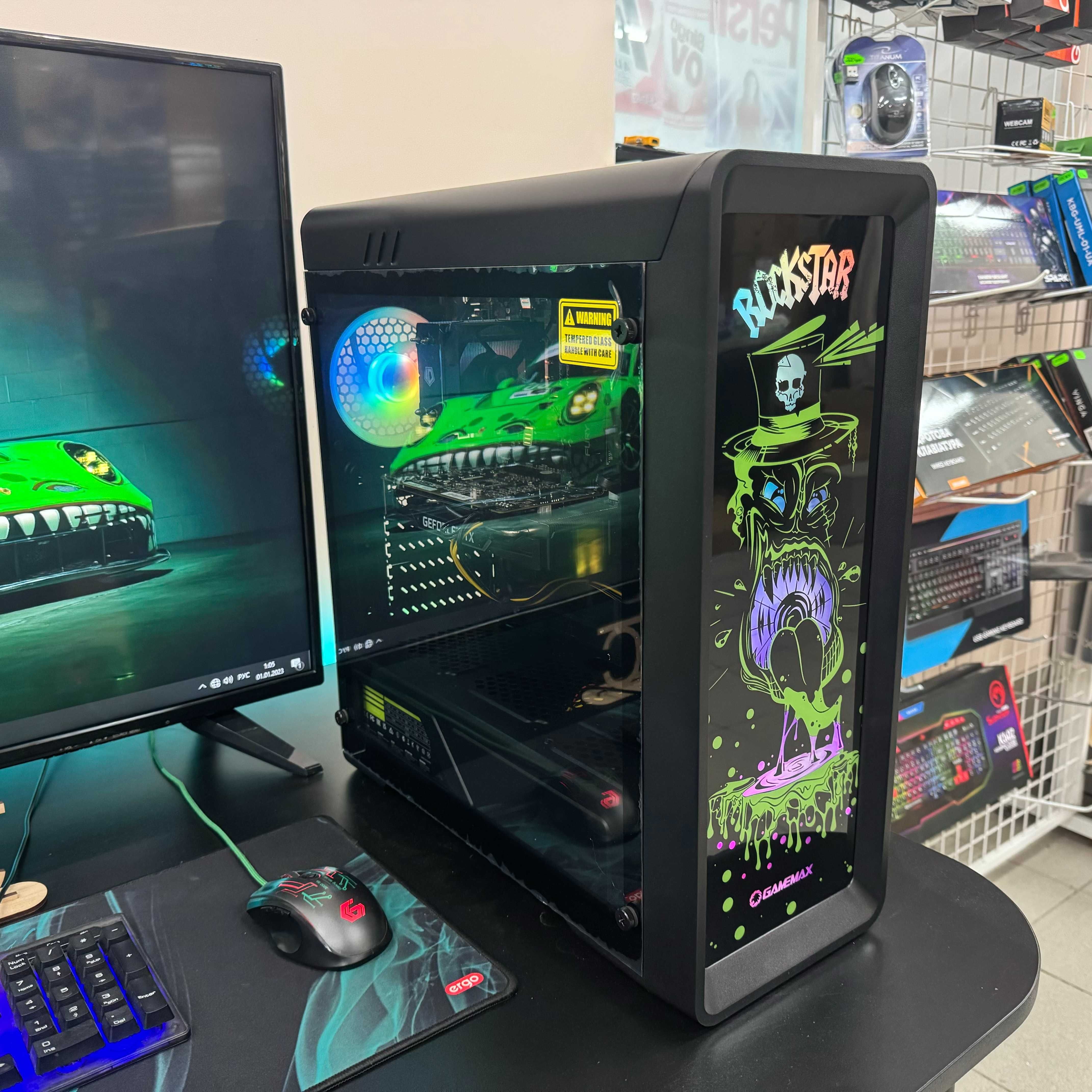 Компютер Новый Ryzen 5 5500, 16GB DDR4, GTX 1660 Ti 6GB, SSD 480GB