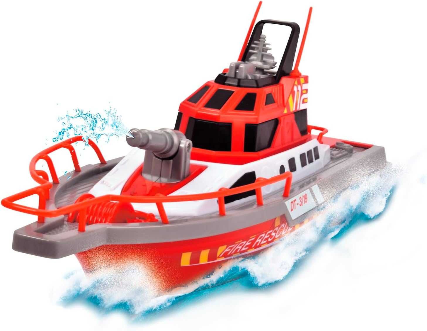 Dickie Toys Straż Pożarna Łódź Motorówka RC 38 Cm
