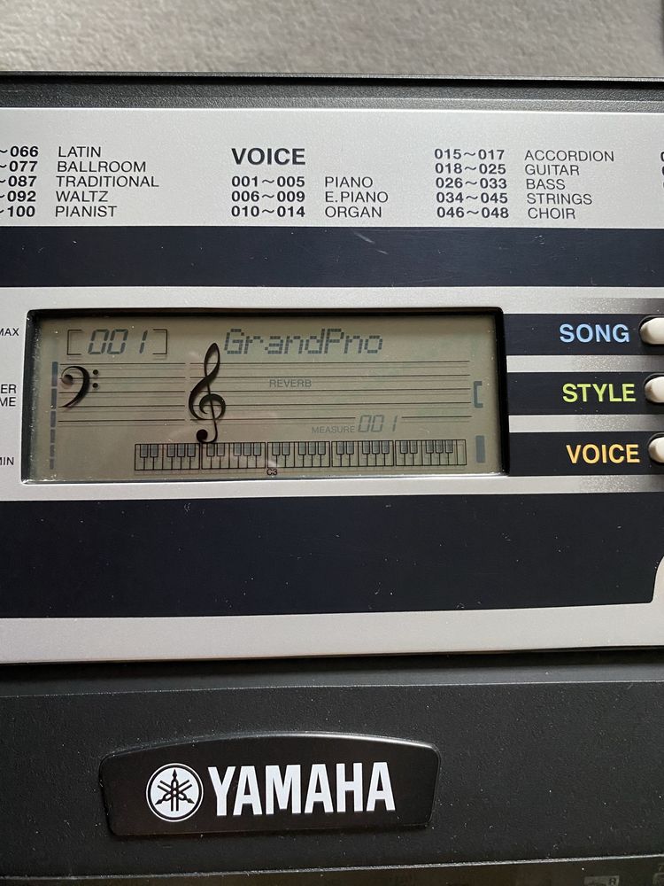 Keyboard Yamaha YPT-210 + zasilacz + instrukcja + karton