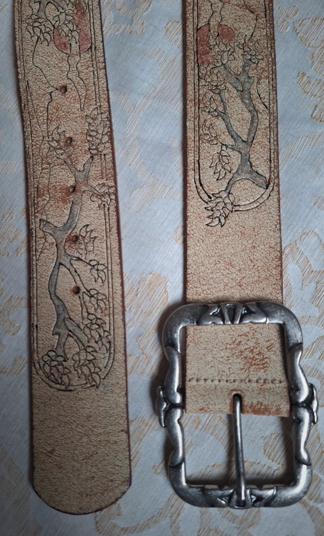 skórzany pasek BIK bok 85 cm hippie