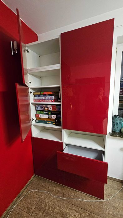 zestaw Ikea Besta lakierowane fronty