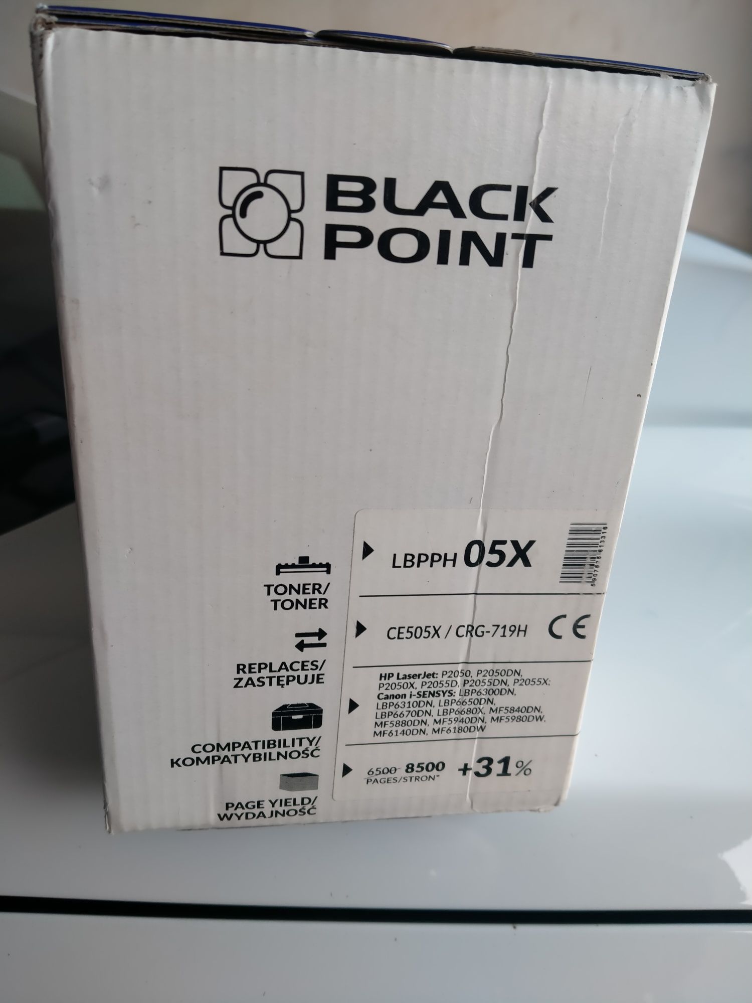 Czarny toner Black Point zamiennik do HP