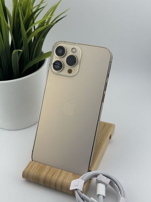 Apple iphone 13 pro max 128gb złoty Bateria 96%