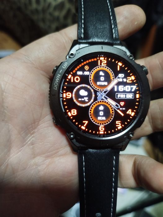 Тактические смарт часы Ultra HD. NFC. 2 канала GPS. Компас, барометр,