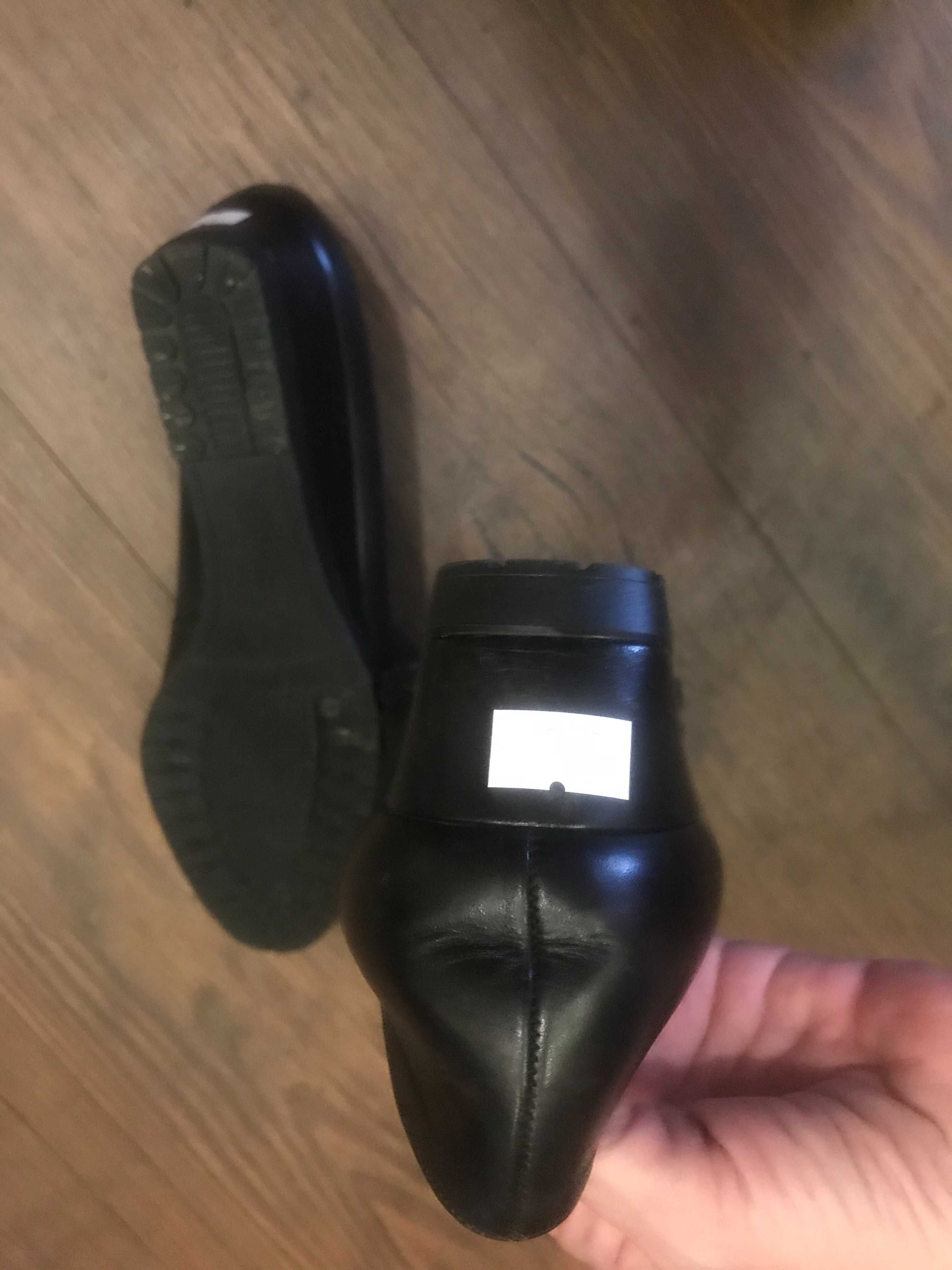Туфли женские черные натуральная кожа Gabor оригинал новые