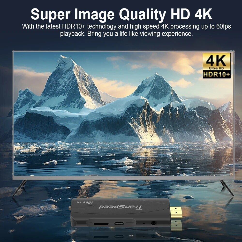 1  топ Smart TV Stick Android 13 4K 3D TV Box 2.4G&5G Voice