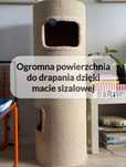 Zolux Drapak Dla Kota Beczka Wieża Z Sizalu Oliver Beżowa 115Cm XXL