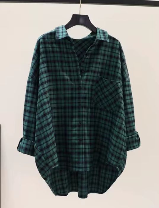 Стильная рубашка оверсайз