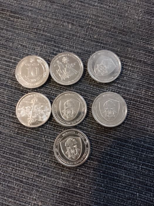 Монеты номиналом 10грн