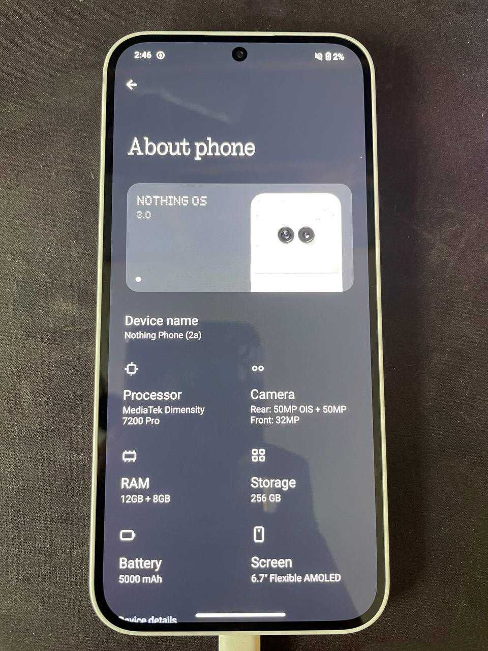 Nothing phone 2a 256gb