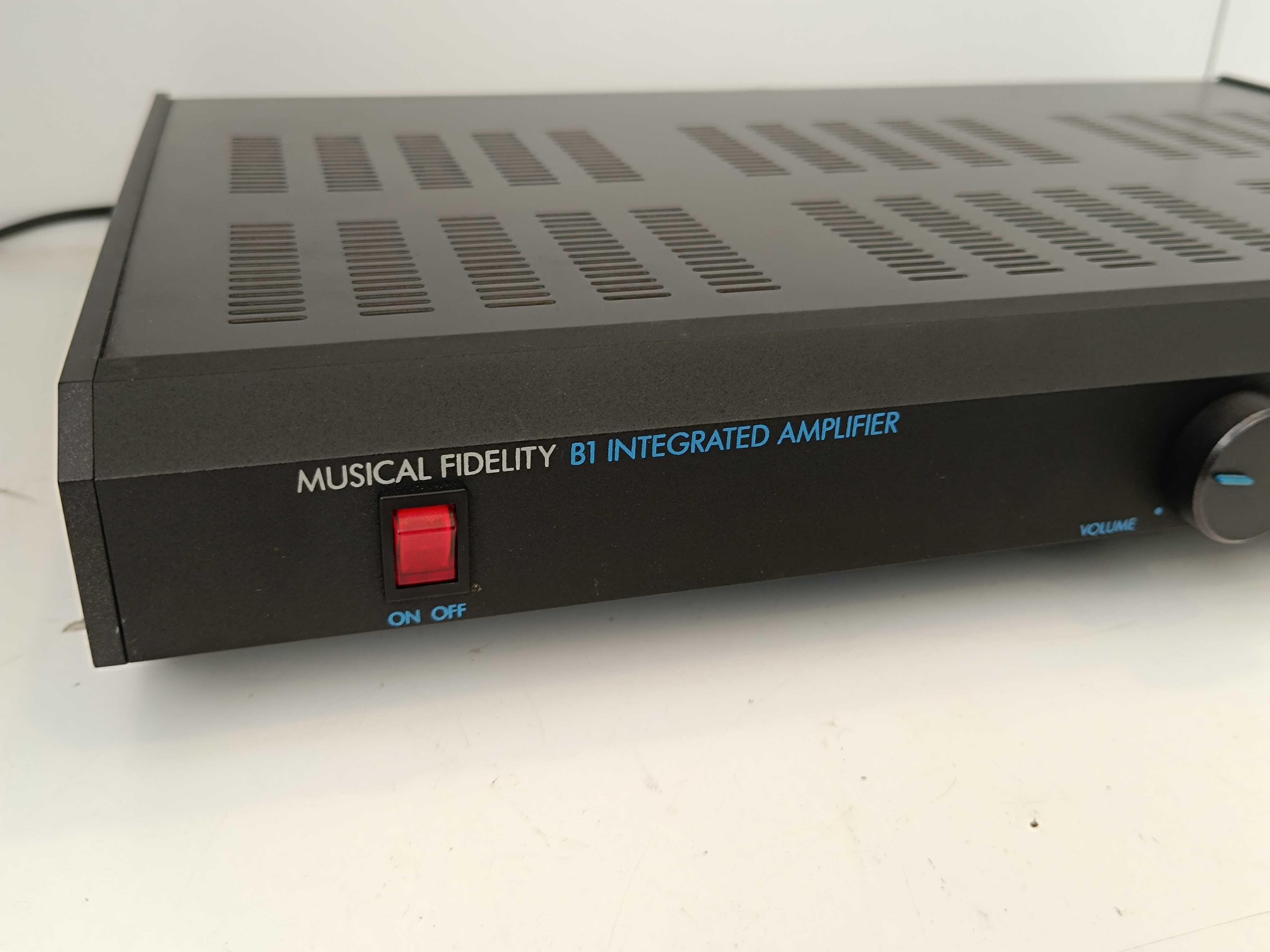 Amplificador Integrado Musical Fidelity B1 – Impecável – Som Autêntico