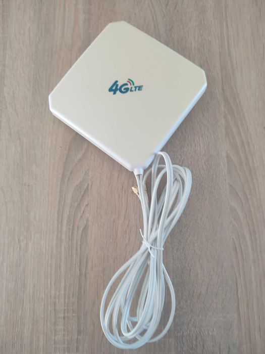 Solidna Antena LTE 4G 25dBi 2xSMA 3m do YNX-4G-016 - Biała