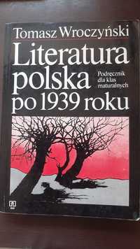 Literatura polska po 1939 roku Tomasz Wroczyński podręcznik