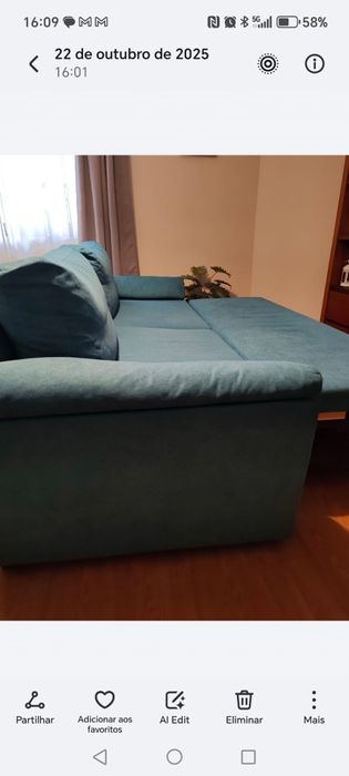 Sofá cama 3 lugares