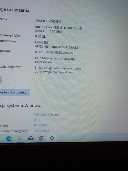 Laptop Lenovo 100-15ibd