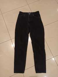 Spodnie jeansy Bershka, czarne, rozmiar 36 (S)