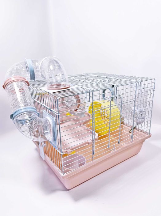 Красивая клетка с туннелями для хомяка. AV3501. 35 x 28 x 27 cm.