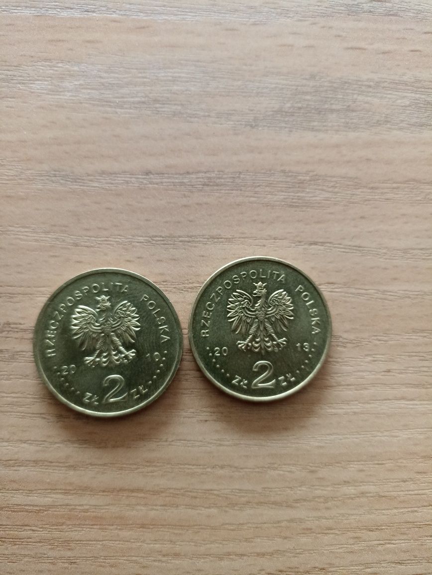 2 monety okolicznościowe