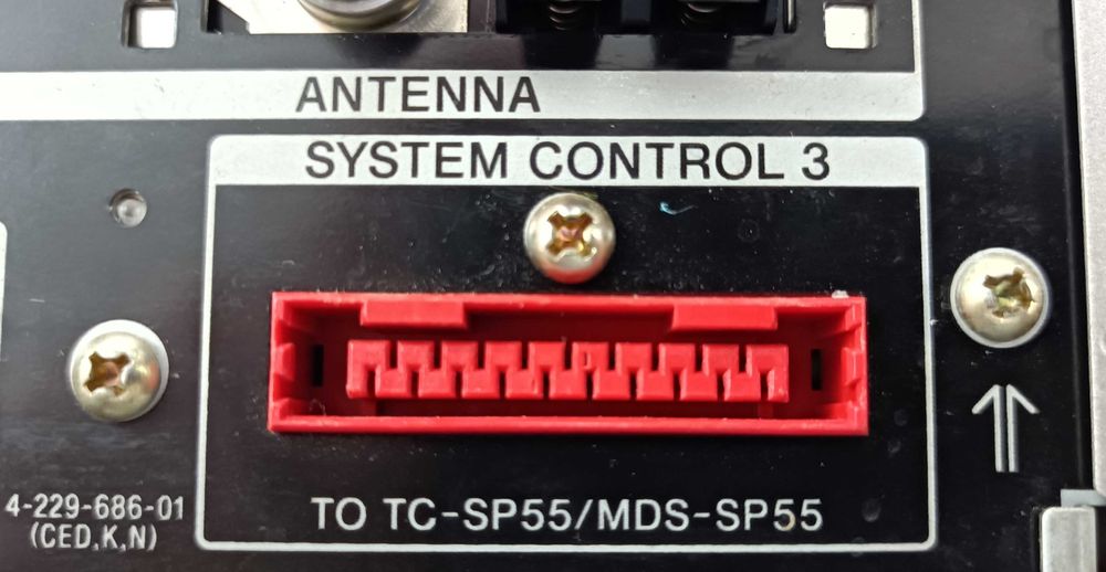 Cabo flat System Control 3 para aparelhagem sony