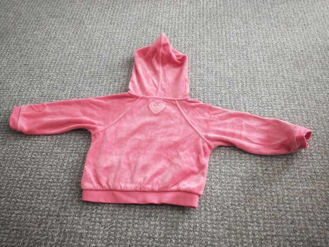 Bluza dziewczęca z kapturem Wheat 74, 6-9miesiecy
