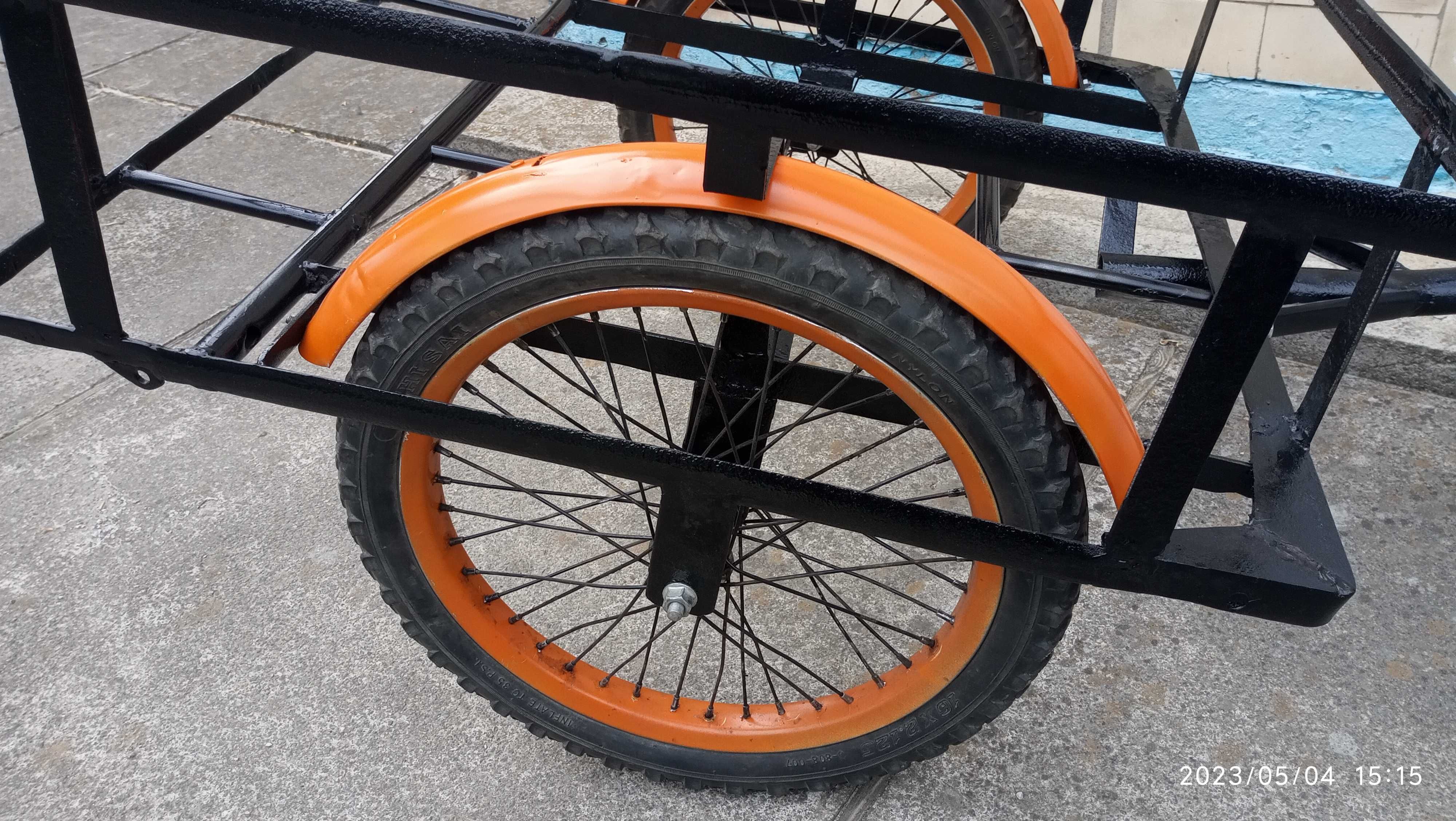 прицеп-вело колёса 16 дюймов (усиленные)