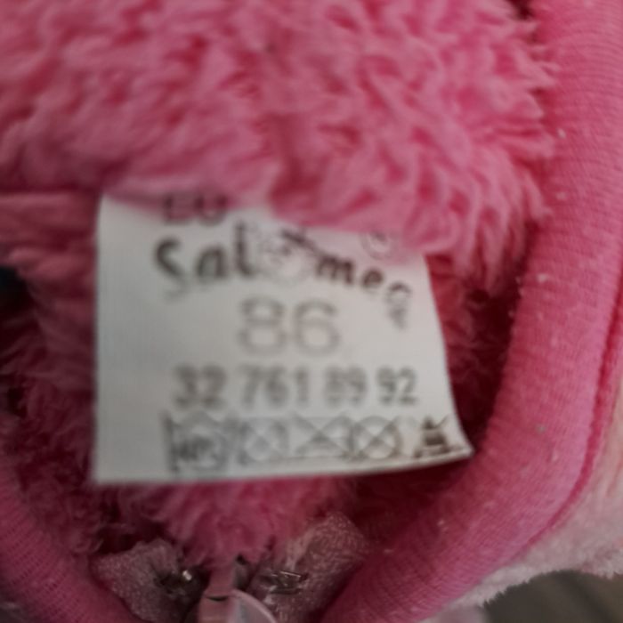 Bluza/kurteczka minky+polarek 80/86