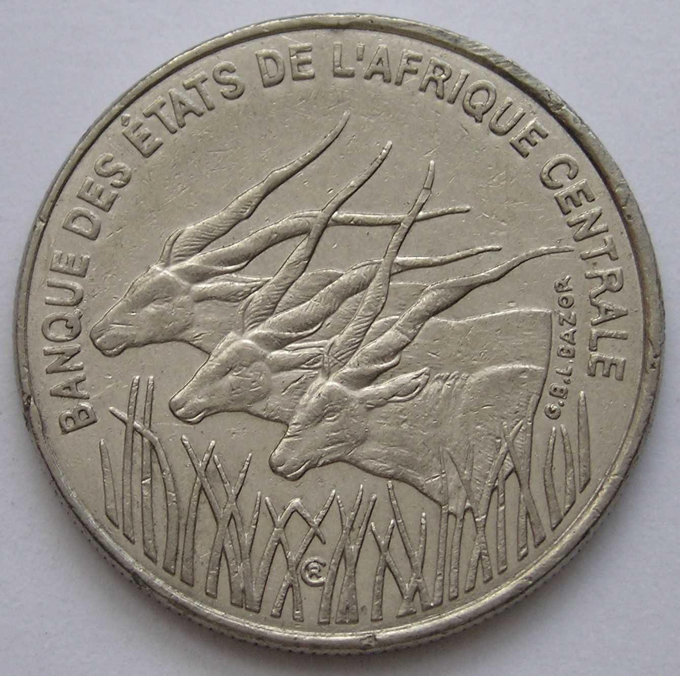 Afryka Centralna 100 franków 1998