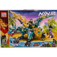 Klocki ninja niebieski smok ninjago prck 61107