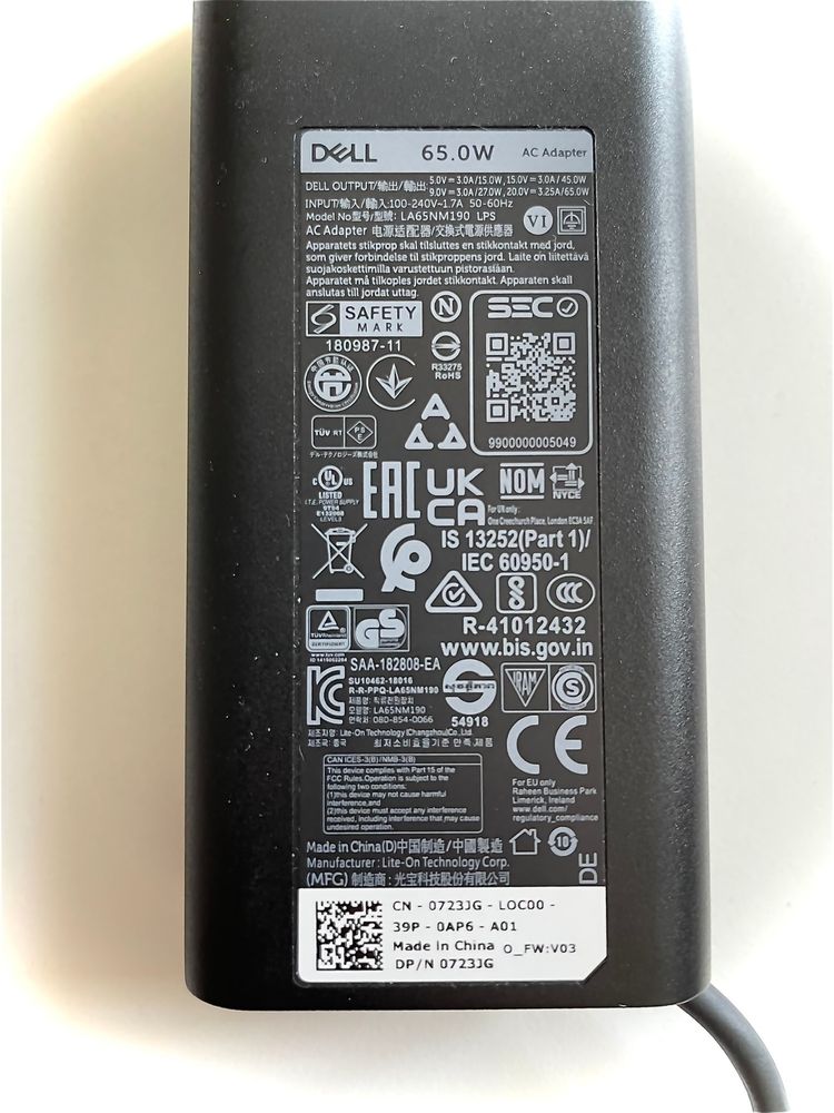 Ladowarka Dell 65.0W USB-C
