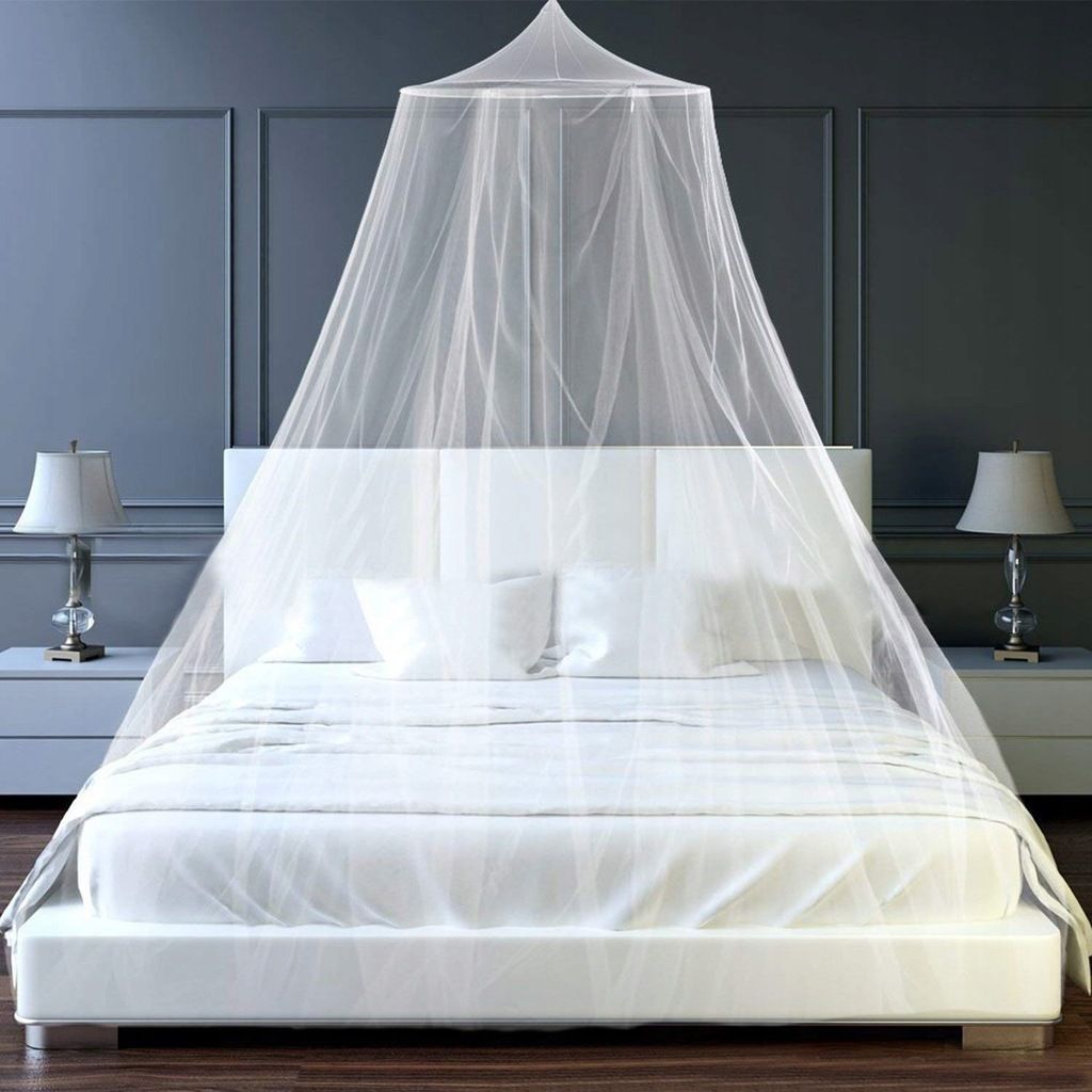 MOSKITIERA na łóżko baldachim siatka komary owady